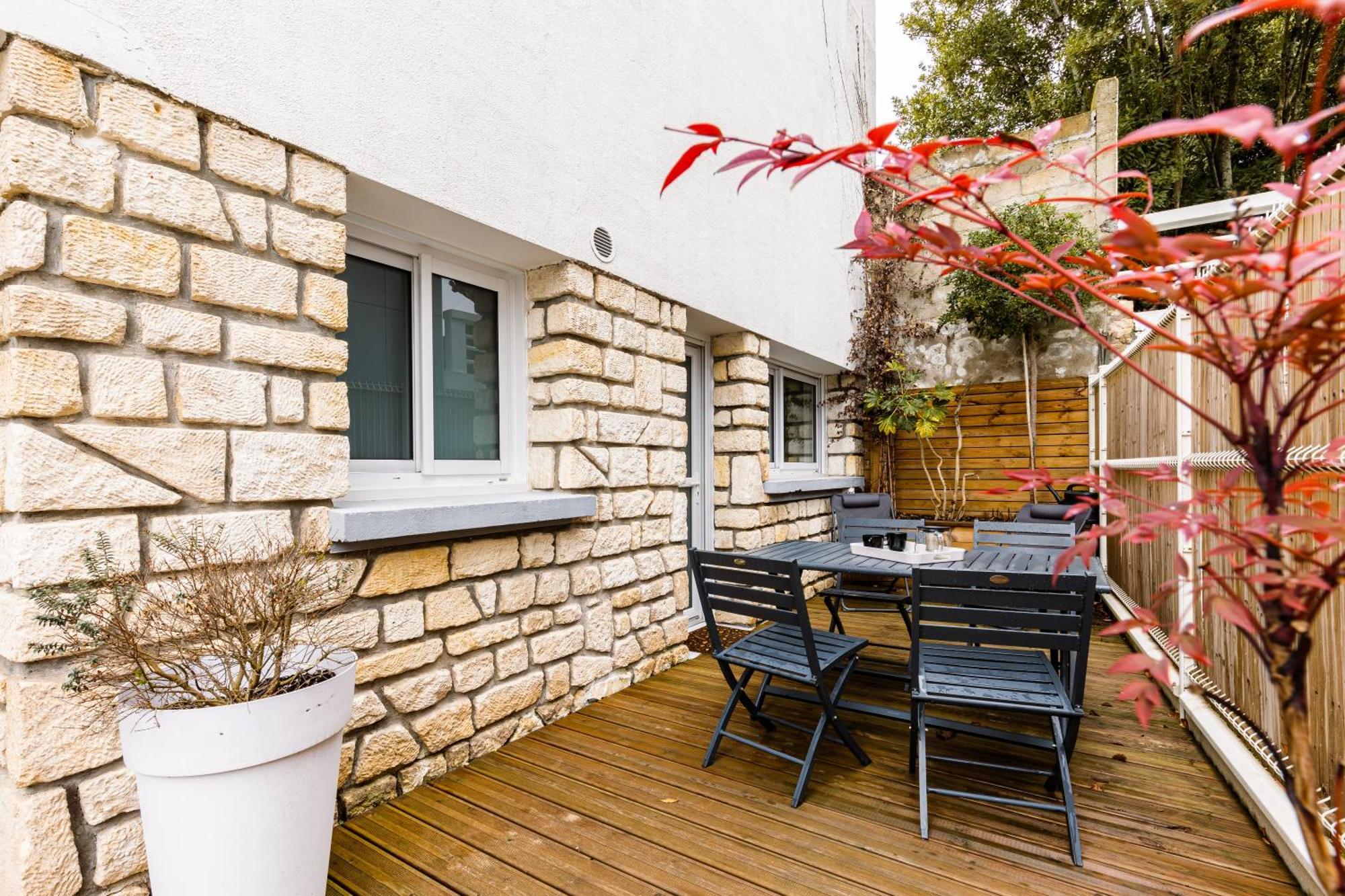 L'Auguste - Appartement Terrasse, 450M De La Plage รัวย็อง ภายนอก รูปภาพ